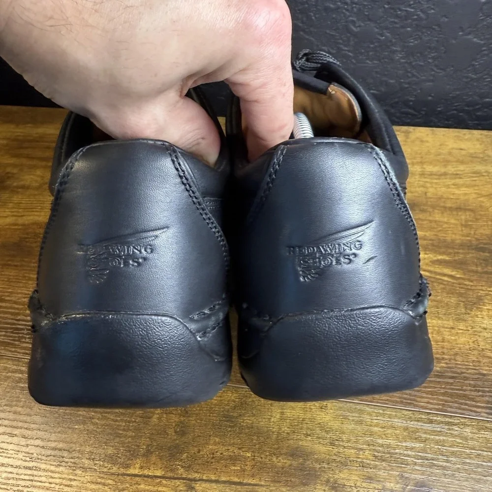 Red Wing 8703 Black Leather Static Dissipative Oxford Work Shoes Mens 11 H‎